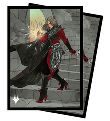 Wilds of Eldraine Rowan, Scion of War (Borderless) Standard Deck Protector sleeves for Magic (100-pack)